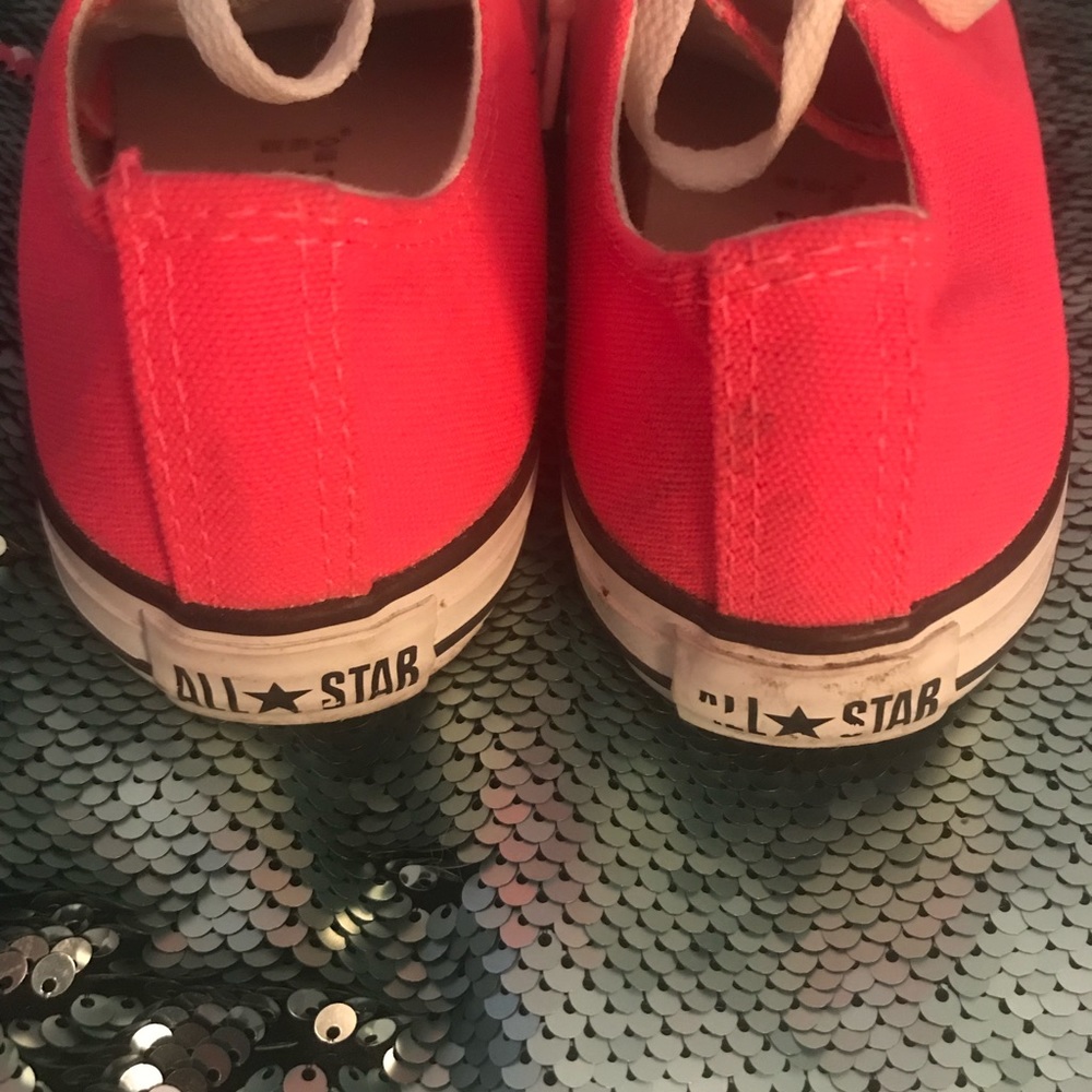 Hot pink Converse size 3 kid/size 5 women
